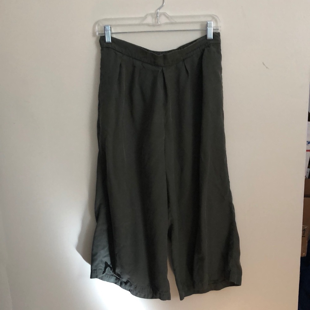 Loft wide leg fluid pants